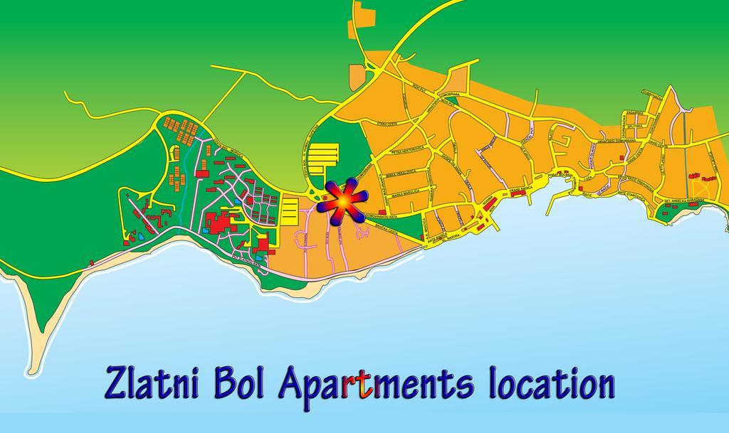Zlatni Bol Apartments Camera foto